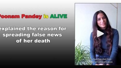 Poonam Pandey is alive: Actress Clarified it in a Insta post
