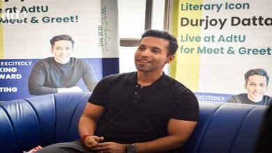 Assam: Literary Icon Durjoy Datta meets Students of Assam down town University at its campus