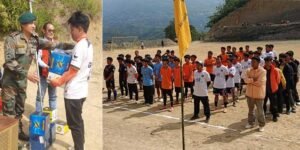 Manipur: Assam Rifles Conducted Football Tournament at Village New Kaiphundai
