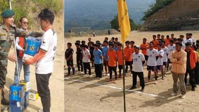 Manipur: Assam Rifles Conducted Football Tournament at Village New Kaiphundai