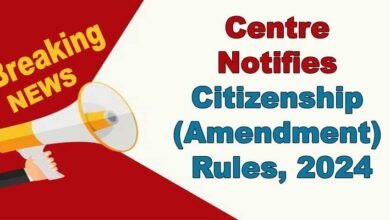 Centre Notifies Citizenship (Amendment) Rules, 2024