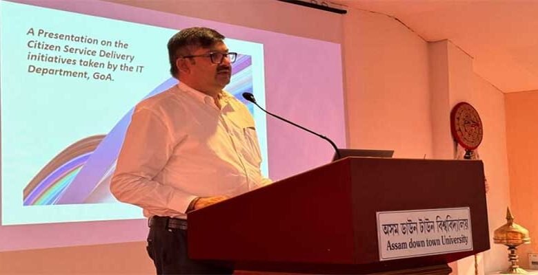 AdtU organised Amrit Kaal Vimarsh Viksit Bharat @2047 Lecture on “Citizen Service Delivery through Sewa Setu in Assam”