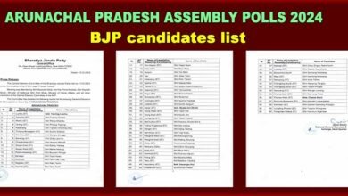 BJP declares candidates for all 60 seats of Arunachal Pradesh Assembly Polls 2024