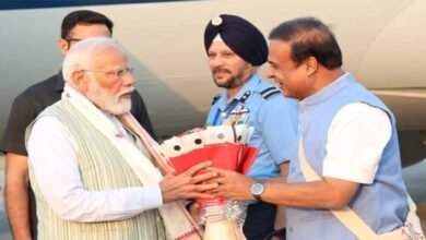 PM Modi arrives in Assam on 2-day visit; to inaugurate projects worth Rs18,000 cr