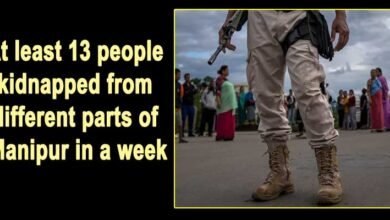 Manipur: At least 13 people kidnapped from different parts of state in a week