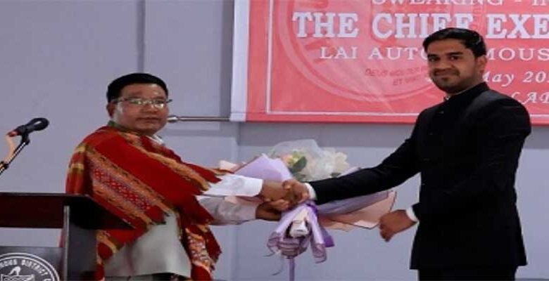 Mizoram: C Lalmuanthanga sworn in as new CEM of Mizoram's Lai Council