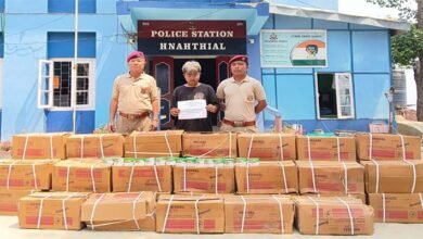 Mizoram: One held with large quantity of gelatin sticks and detonators