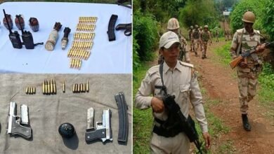 Manipur: Huge Quantity of Arms, ammunition recovered in Imphal West