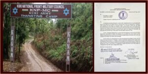 Manipur Police Files Zero FIR against KNF-MC for erecting a gate at Sacred Thangjing Hill