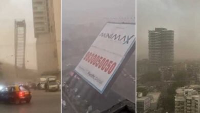 100 Feared Trapped After Massive Billboard Falls During Mumbai Dust Storm, Stairs bridge collapsed