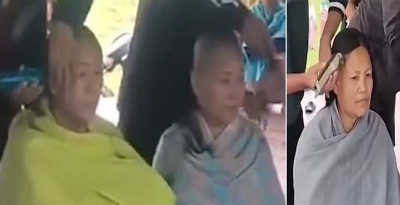 One Year of Manipur Violence: 7 Meitei Women Shave Heads
