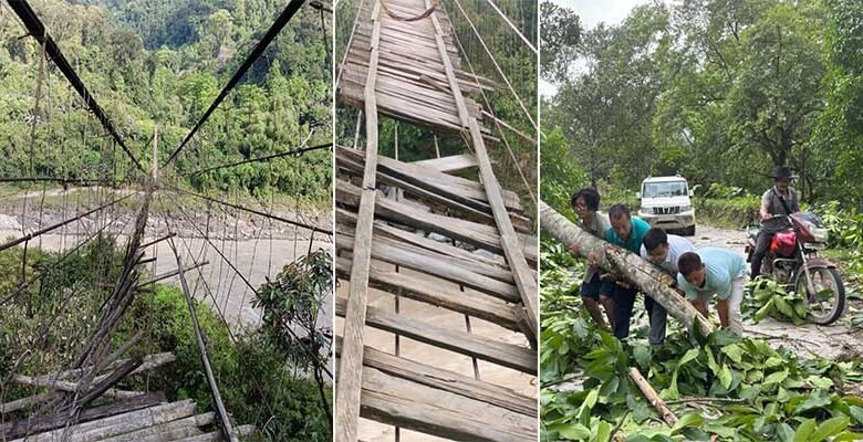 Arunachal: Heavy Rain, hailstorm causes extensive damage in Upper Siang
