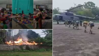 Manipur: Tensions escalated in Jiribam, Assam Rifles Rescues Civilians