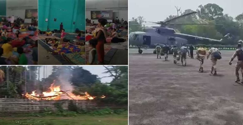 Manipur: Tensions escalated in Jiribam, Assam Rifles Rescues Civilians