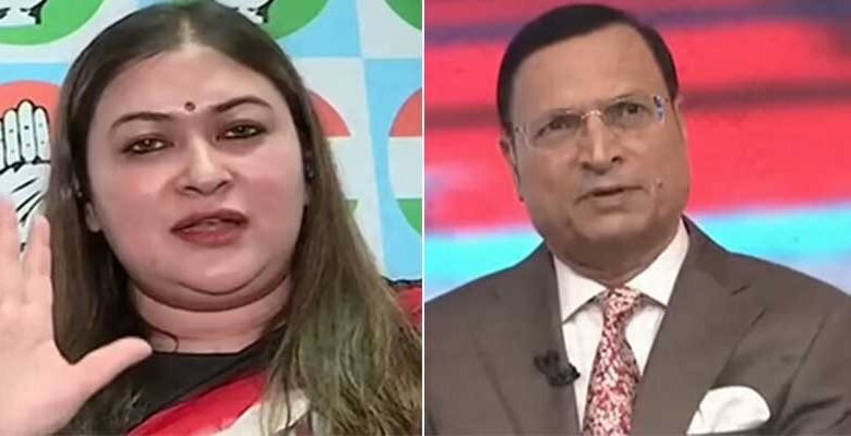 Congress spokesperson journalist of using obscene language during live debate