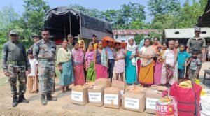 In a continuing effort to provide essential services and support to the internally displaced people (IDPs) of Jiribam district, Assam Rifles organized a comprehensive medical camp and distributed much needed relief materials to