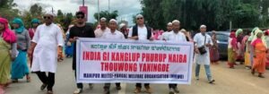 Manipur: COCOMI organises mass rally to protect Manipur's integrity