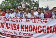 Manipur: COCOMI organises mass rally to protect Manipur's integrity