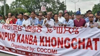 Manipur: COCOMI organises mass rally to protect Manipur's integrity