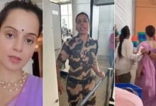 Kangana Ranaut Allegedly Slapped By Security Staff At Chandigarh Airport, Video Goes Viral