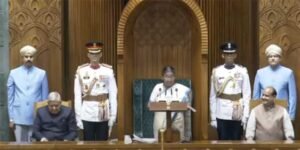 Opposition Protests During President Murmu's Address Over Manipur Violence, NEET Paper Leak, And New Criminal Laws