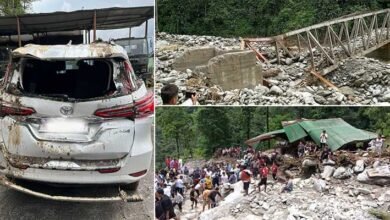 Sikkim: Torrential Rain, Landslides Paralyse Sikkim, NH 10 Closed