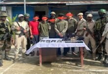 Manipur: Five KCP-N militants arrested, extortion bid foiled