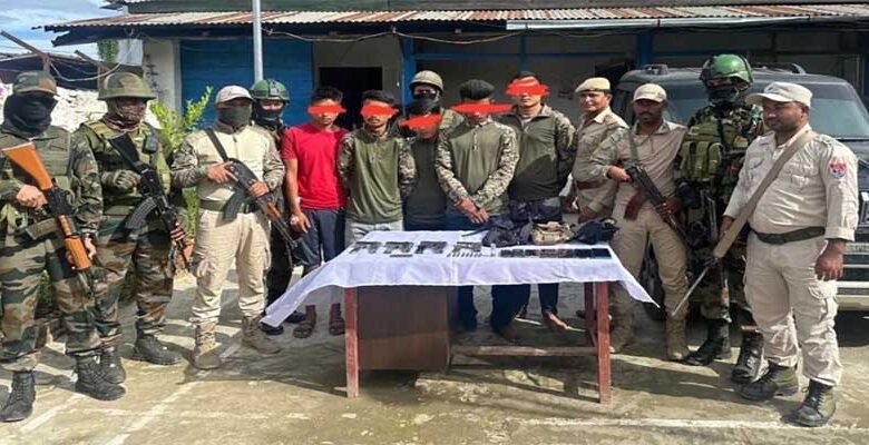 Manipur: Five KCP-N militants arrested, extortion bid foiled