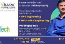 Assam down town University Hosts Industry-Leading Seminar on Civil and Mechanical Engineering