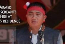 Manipur: Armed Miscreants Fire at MLA’s residence in Churachandpur