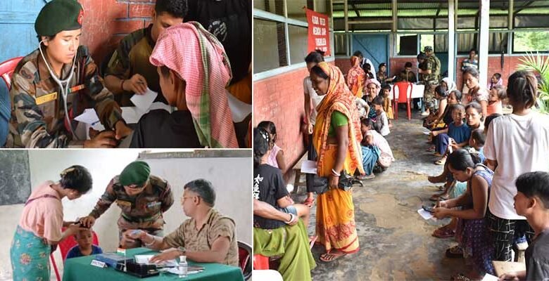 Manipur: Assam Rifles organises Medical Camp at Tuisuolien Village in Jiribam