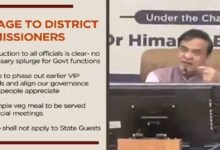 Assam CM instructed DCs to only serve vegetarian food at govt events