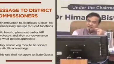 Assam CM instructed DCs to only serve vegetarian food at govt events