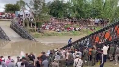 Manipur: Newly Constructed Baily Bridge Collapses, driver dead as truck falls into river