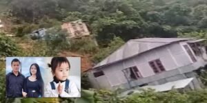 Mizoram: Three including a four-year-old girl, feared dead due to landslide in Aizawl
