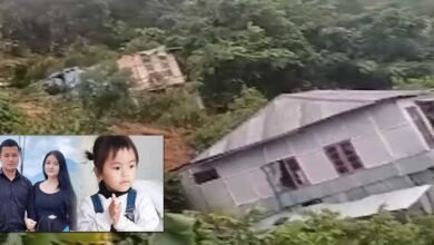Mizoram: Three including a four-year-old girl, feared dead due to landslide in Aizawl