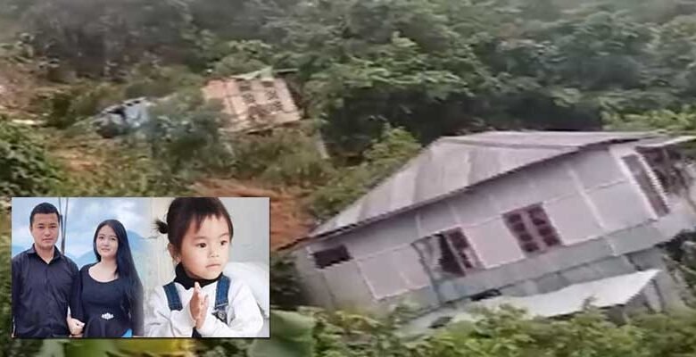 Mizoram: Three including a four-year-old girl, feared dead due to landslide in Aizawl