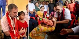 Assam: Rahul Gandhi meets Flood Victims in Silchar