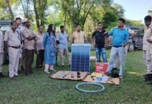 Assam: Goalpara Forest Division staff trained by Aaranyak on solar fence operation