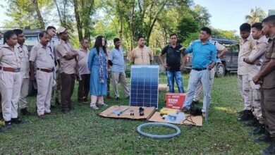 Assam: Goalpara Forest Division staff trained by Aaranyak on solar fence operation