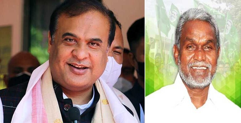 Assam CM Welcomes Champai Soren to BJP, Invites Him to Assam