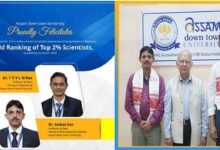 Assam down town University Celebrates Recognition of Two Faculty Members among World's Top 2% Scientists