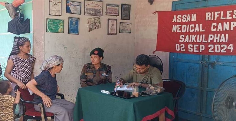 Manipur: Assam Rifles Organised Medical Camp at Saikulphai Village in Jiribam