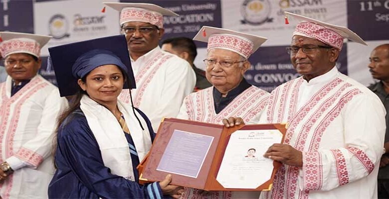 Assam down town University Hosts 11th Convocation Ceremony