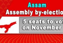 Assam Assembly by-elections: 5 seats to vote on November 13
