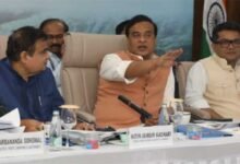 Nitin Gadkari reviews status of NH projects with Assam CM, senior functionaries