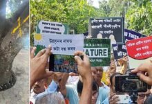 Assam: citizens protest govt’s plan to chop century-old trees in Ghy for flyover