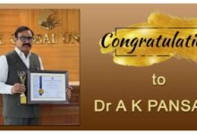 RGU Chancellor Dr. A.K. Pansari Conferred with Outstanding Educator of the Year 2024 Award Under Chanakya National Award Series