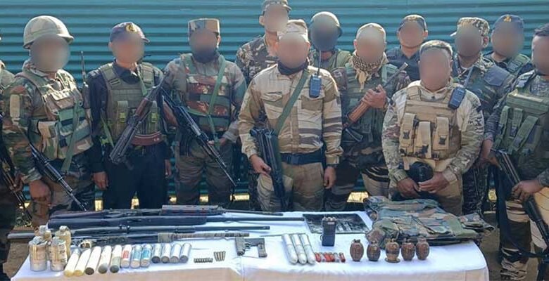 Manipur: Arms and Ammunition Recovered in Joint Operation from Various Locations