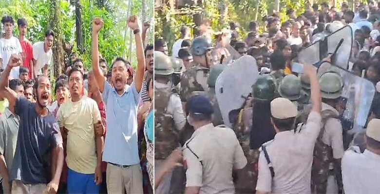 Assam: Protests erupt over gate closure at Assam Medical College in Dibrugarh